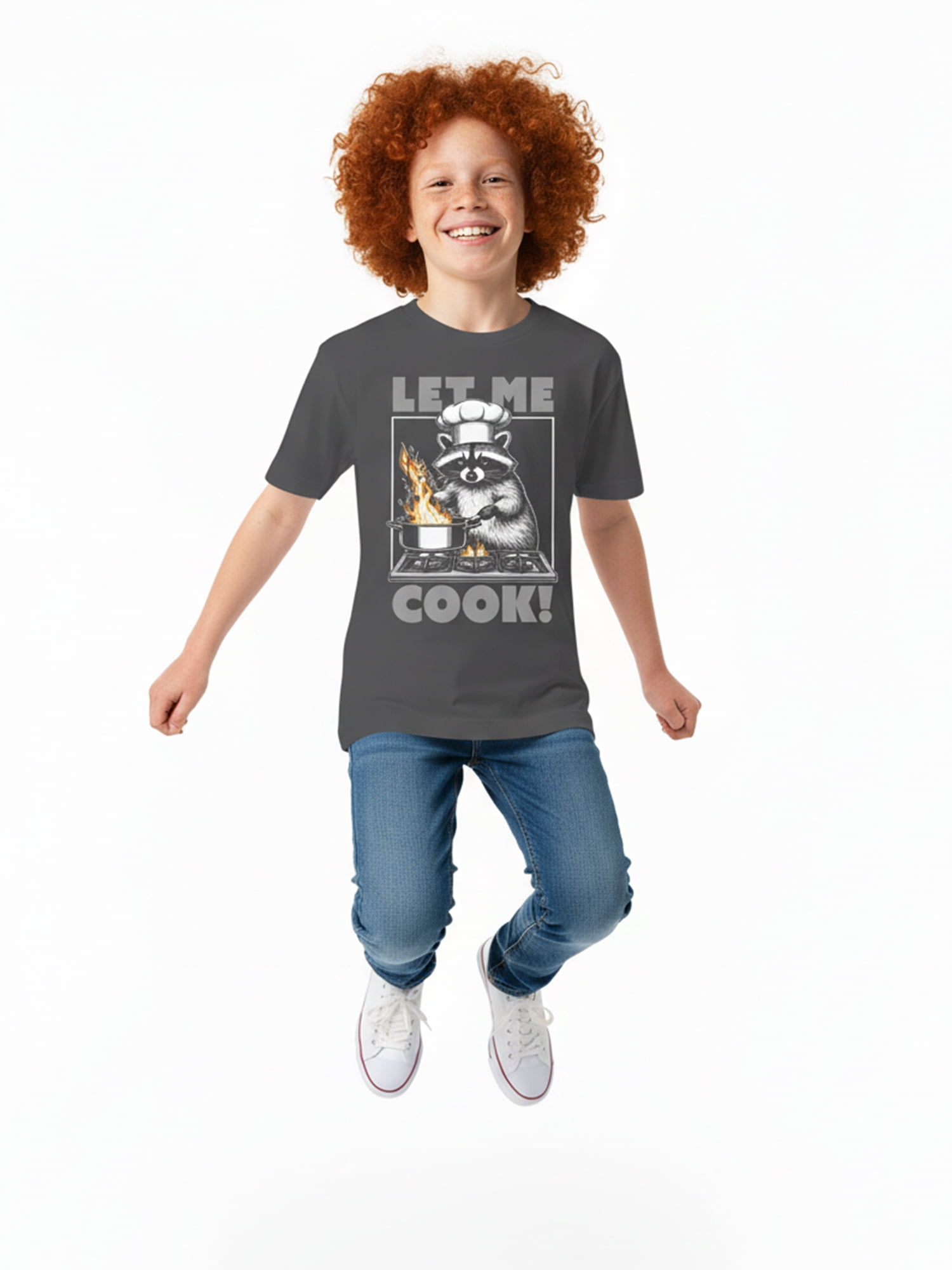 Wonder Nation, Boys' Graphic T-Shirt, Space Let Me Cook, Sizes 4-18