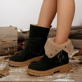 thumbnail image 4 of AUNVITO Women's Slouchy Over-The-Knee Boots Adjustable Back Laces Soft Suede Block Heel Winter Casual Mid Heel Knee-High Boots, 4 of 9