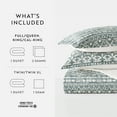thumbnail image 3 of Duvet Covert Set - Ultra Soft - Navy Modern Rustic for Twin Size Bedding by Comfort Canopy, 3 of 21