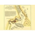 thumbnail image 2 of Jefferys 14x11 Black Ornate Wood Framed with Double Matting Museum Art Print Titled - Fort Penobscot New England Battle - Jefferys 1779, 2 of 4