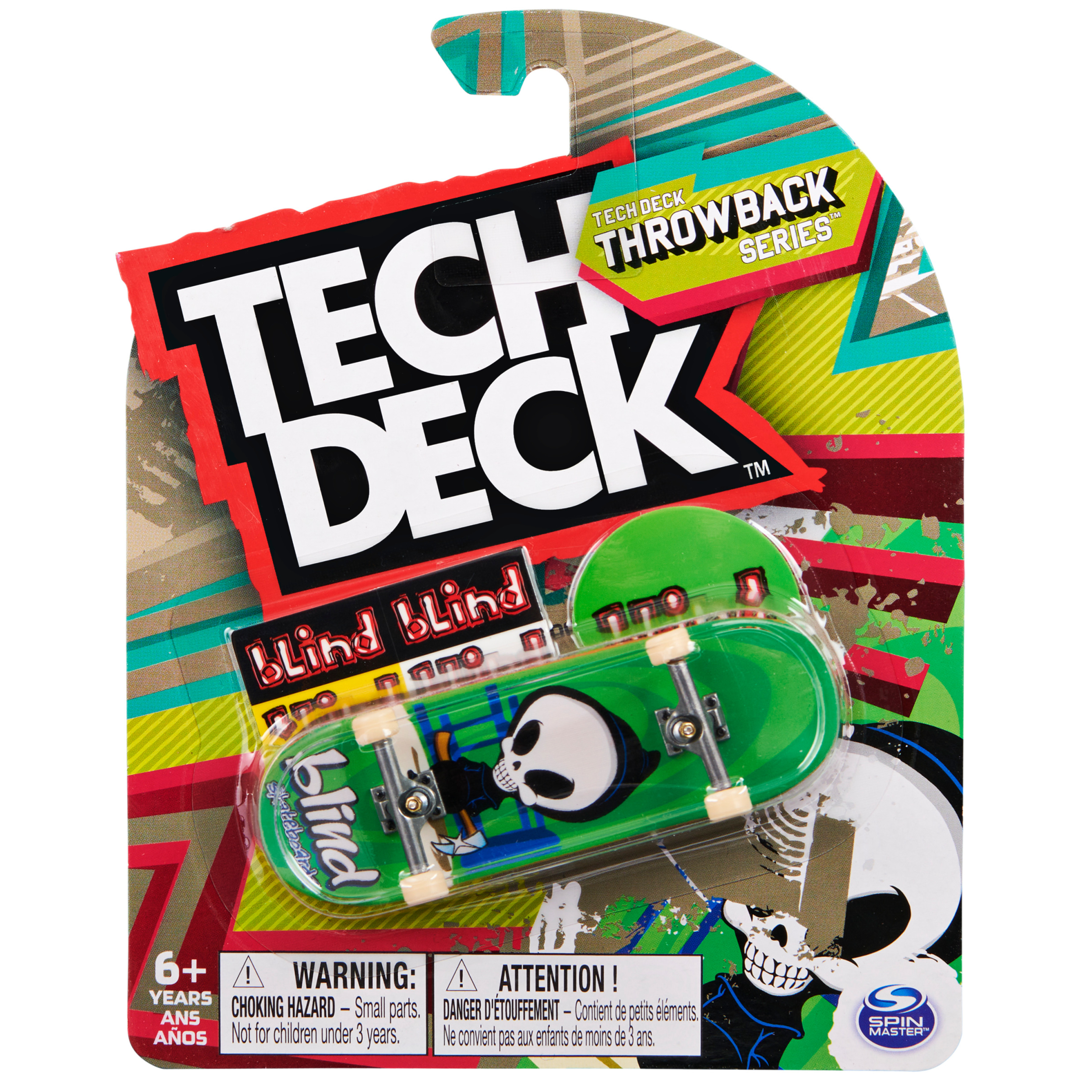 Tech Deck, 96mm Throwback Series Finger Skateboard (Styles May Vary) - image 4 of 7