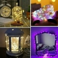 thumbnail image 4 of HESHENG 200LED 66ft Copper Wire String Lights USB Plug-in Fairy Lights with Remote 8 Modes Lights Waterproof Christmas Tree Home Wedding Decor, Purple, 4 of 6