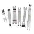 thumbnail image 1 of Car Inner Removal Tool 6Pcs Kit Auto Car Radio Door Clip Panel Trim Dash Audio Removal Installer Tool,1 x Car audio door dash trim removal tool set,Silver, 1 of 5