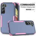 thumbnail image 3 of Mantto for Samsung Galaxy S23 Plus Case, Heavy Duty Shockproof Drop Protective Hybrid 3 Layer Full Body Rugged Military Grade Protection Phone Covers for Samsung Galaxy S23 Plus, 
Blue+Pink, 3 of 7