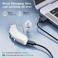 thumbnail image 3 of A Pair Rechargeable Digital Hearing Aids for Seniors Blue, 3 of 5
