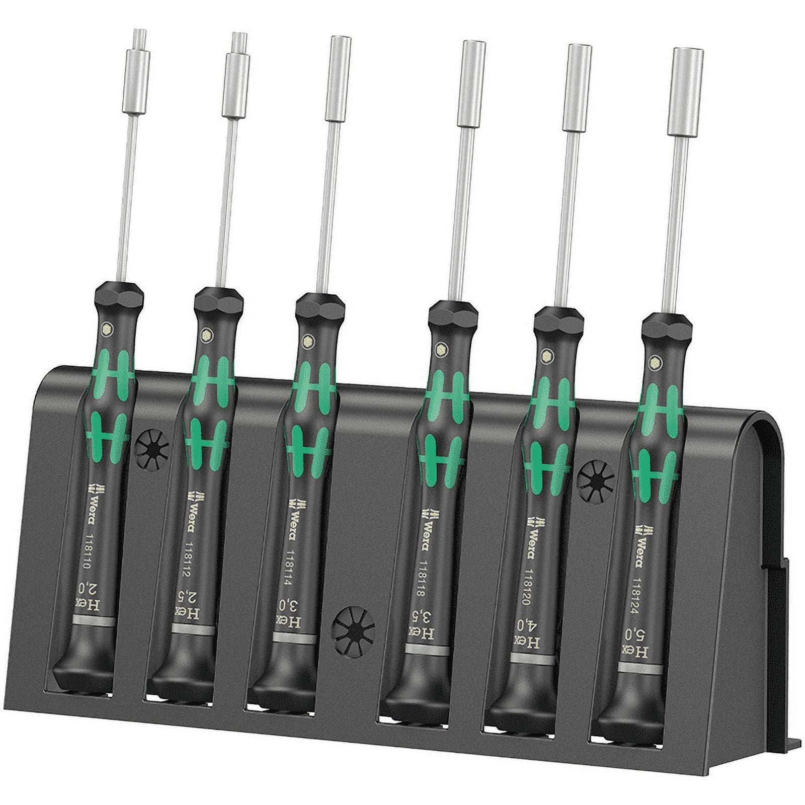 Wera 138710 Kraftform/7 Heavy Metal Schraubendreher-Set – 7-teilig, Inkl. Schlüsselanhänger & Flaschenöffner