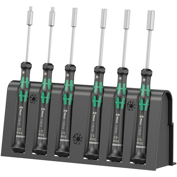 Wera 2069/6 Rack 6/Piece Screwdriver
