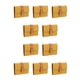 thumbnail image 1 of Minnieouse Monedero de mujer Trifold Zipper Hasp Titular de la tarjeta elegante Compartimiento de efectivo Carpeta de fotos Billetera Notecase Amarillo 10Conjunto, 1 of 6