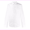 Michael Kors letter-print slim-fit Shirt Twilight Size M