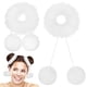 thumbnail image 1 of FELTECHELECTR 2 gomas para el pelo con pompones esponjosos, gomas elásticas para el pelo, bandas para el pelo esponjosas para moños, adornos para el pelo esponjosos, gomas de pelo de felpa, 1 of 6