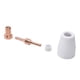 thumbnail image 4 of Puntas De Cortador De Plasma, Consumibles De Cortador De Plasma Alta Confiabilidad Material Premium Alta Durabilidad Para CT312 Para CT520 Para CUT50 EOTVIA Plasma Cutter Consumables, 4 of 8