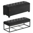 thumbnail image 6 of SONGMICS 43" Storage Ottoman Bench Foot Rest with Legs End of Bed Bench Storage Chest Load up to 660 lb for Living Room Bedroom Ink Black, 6 of 6