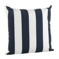 thumbnail image 2 of Fennco Styles Classic Wide Striped Poly Filled Throw Pillow 17" W x 17" L - Blue Accent Cushion for Home, Indoor Outdoor, Couch, Bedroom and Office Décor, 2 of 3
