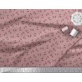 thumbnail image 2 of Soimoi Polyester Crepe Fabric Dot,Leaves & Cherry Fruits Print Fabric by Yard 42 Inch Wide, 2 of 3