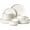 Cream White, variant on Dinnerware Set for 4, 12 count Plates and Bowls Set