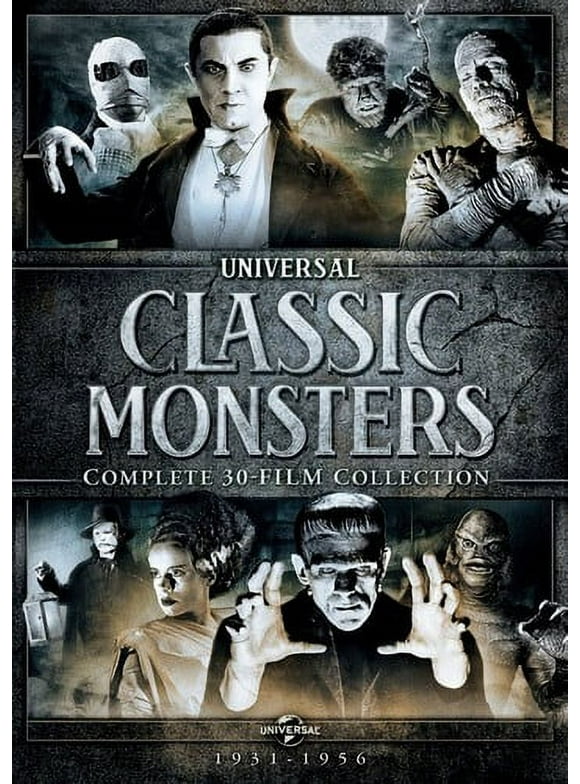 Universal Classic Monsters: Complete 30-Film Collection (DVD), Universal Studios, Horror