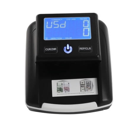 Auto Cash Currency Money Counter Machine Counterfeit Bill Detector w/ UV MG IR