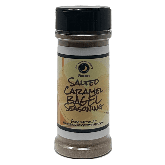 June Moon Spice Company's Salted Caramel Bagel Seasoning | Premium | 5.5 fl. oz. Shaker Jar