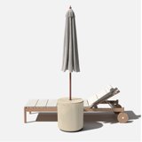Veradek Outdoor Patio Umbrella Side Table Stand - Sand - Walmart.com
