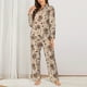 thumbnail image 2 of Balery Cute Autumn Turkey Conjunto de Pijama con Estampado para Mujer, Conjunto de Dos Piezas con Manga Larga, Ropa de Dormir Suave con Bolsillos, Pijamas Cómodos-X-Large, 2 of 7