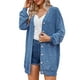 thumbnail image 2 of Abrigo de suéter para mujer, suéter tipo cárdigan para mujer, suéter tipo cárdigan para mujer, abrigo de punto para mujer, diseño fácil de usar, 2 of 8