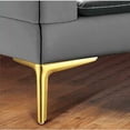 thumbnail image 3 of Juego de 4 muebles triangulares con pies decorativos, proceso de pulido por galvanoplastia, dorado 15 cm, 3 of 5
