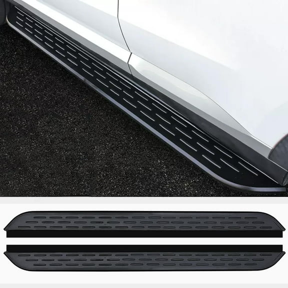 2 pcs fit for Cadillac XT5 2016-2024 Running Board Side Step Nerfbar Aluminium Black (with Brackets)