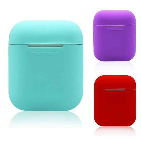 Silicone Bluetooth Wireless Earphone Case Shockproof Charging Box Earphone Case Charging Protective Cover Replacement for Airpods