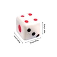 thumbnail image 2 of dajkiuy Dice Stress Ball with Dots, Sensory Fidget Toy, Anxiety Relief Stretch Balls for Adults Gifts Party Summer Decorations, 2 of 6