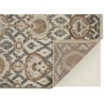 thumbnail image 3 of Feizy Beall Traditional Oriental, Ivory/Gray/Taupe, 2'6" x 8' Runner Easy Care Fade Resistant Stain Resistant Bohemian & Eclectic Ikat Floor Rug for Living room Bedroom, 3 of 7