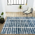thumbnail image 4 of JONATHAN Y MALIBU SHAG 8 x 10 Area Rug, Ankara Vintage Medallion - Blue/Ivory, MBS101B-8, 4 of 10