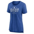thumbnail image 2 of Women's Fanatics Royal Kentucky Wildcats True Classics Break It Down Tri-Blend T-Shirt, 2 of 3