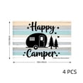 thumbnail image 4 of Joocar Happy Camper Camping Theme Table Mats Set Of 4 For Home Kitchen Table Decor 12x18 inch, 4 of 5