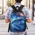 thumbnail image 2 of Gaeub Beautiful Ocean Dolphin Print Unisex Backpacks, College Bookbag,Daypack with Padded 15" Laptop Sleeve,for School, Work, and Travel, 2 of 2