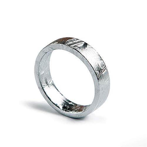 Genuine Natural Gibeon Iron Meteorite Silver Jewelry Party Love Ring One Size 13