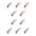 thumbnail image 1 of Minnieouse Broche de diamantes de imitación con perlas, alfiler de Metal de seguridad con cuentas grandes, accesorio de moda, pasador de pecho, Rosa 10piezas, 1 of 6
