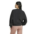 thumbnail image 2 of Women's adidas Essentials Small Logo Feel Cozy Sportwear Sweatshirt Color: Gray Size: SMALL, 2 of 4