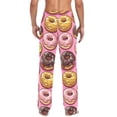 thumbnail image 4 of FORMRS Mens Pajama Pants with Pockets Cotton Sleepwear Lounge Bottoms Sizes S-2XL, Cute Doughnuts Pattern, 4 of 7