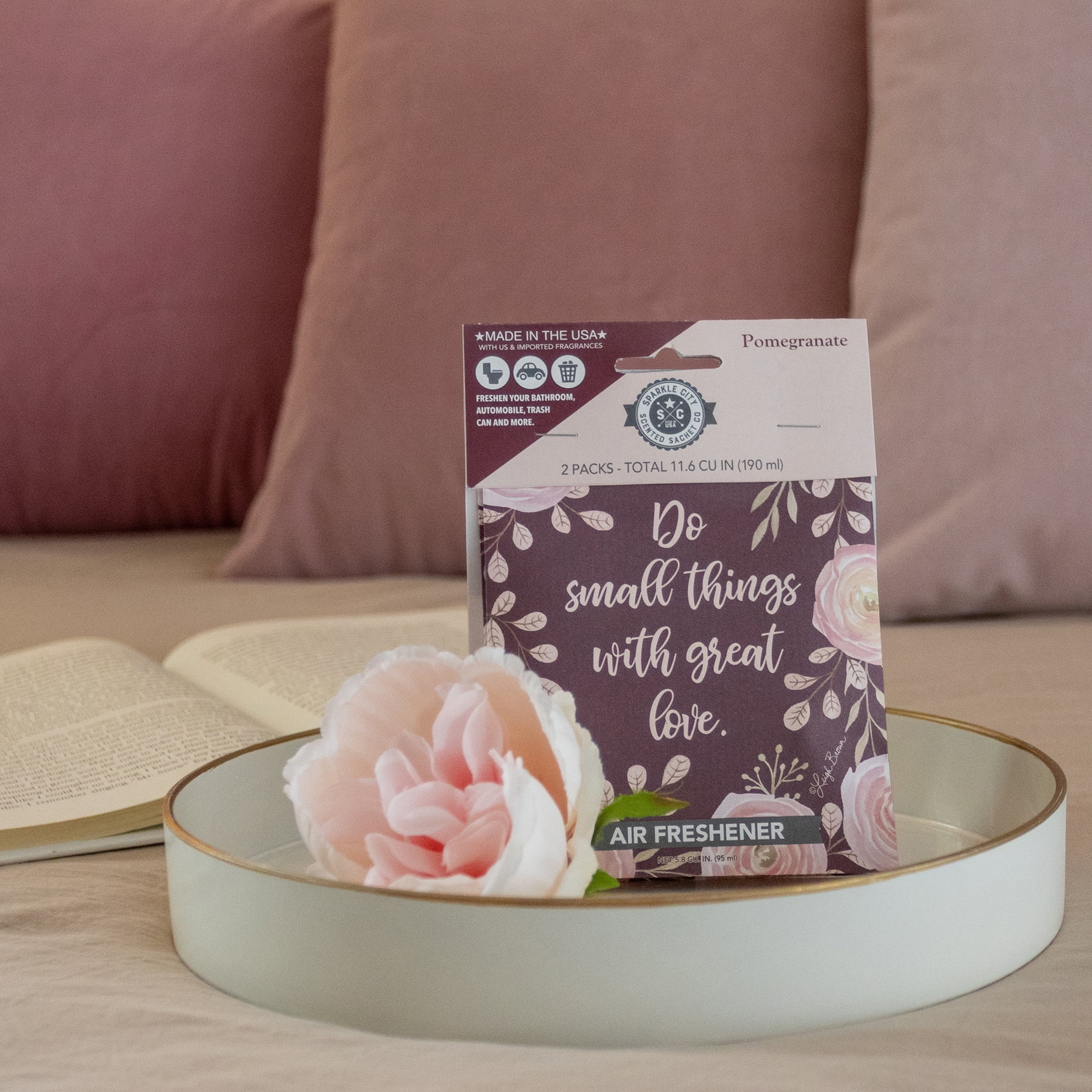 Sparkle City Scented Sachet 2 Pack, Do Small Things