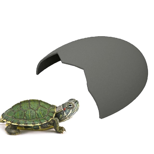 Cuevas para escondites de geckos Cavernas para criaturas pequeñas Escondite para animales pequeños Cáscara de huevo de plástico gris