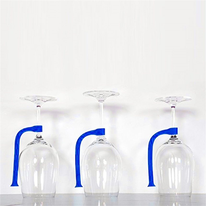 Stemware Saver Flexible Silicone Wine Glass Rack Dishwasher Attachment