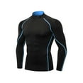 thumbnail image 5 of KelaJuan Men’s Long Sleeve Workout Tops Mock Neck Slim Fit Compression Shirts Outdoor Athletic Tops, 5 of 6