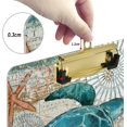thumbnail image 3 of FMSHPON Vintage Ocean Sea Turtle Starfish Map Clipboard Hardboard Wood Nursing Clip Board and Pull for Standard A4 Letter 13x9 inches, 3 of 7