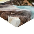 thumbnail image 2 of Ambesonne Yellowstone Fitted Sheet, Canyon Forest View, Queen Size, Brown, 2 of 3