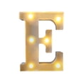 thumbnail image 1 of Fiudx Lámpara con Letras Led Decorativas, Luz Nocturna Tipo Marquesina, Decoración Versátil para El Hogar, Celebraciones de Cumpleaños y Bodas, Ambiente Romántico, Fácil de Usar con Pilas., 1 of 6