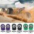thumbnail image 1 of RC Model Crawler Car Wheel Hub Simulation Upgrade Automobile Part Assembly Wheels Rim Replacement for WLtoys A949 A959 A969 A979 Purple, 1 of 6