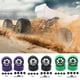 thumbnail image 2 of Cubo de rueda de Metal Bewildely RC modelo coche Violeta, 2 of 6