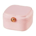 thumbnail image 2 of Caja de viaje para joyas Estuche para joyas Organizador de joyas Caja de almacenamiento portátil para joyas Rosa, 2 of 9