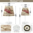 thumbnail image 3 of BZSMCE Table Lamp Creative Kittens Tea Set Roses Simple Pattern Night Light, 3 of 8