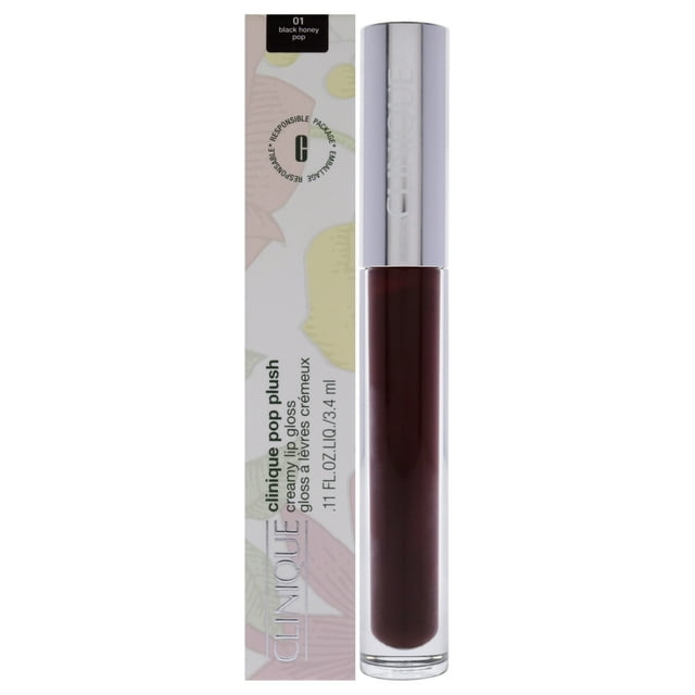 Brillo de labios cremoso Clinique Pop Plush Black Honey Pop 0,11 oz